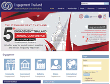 Tablet Screenshot of engagementthailand.org